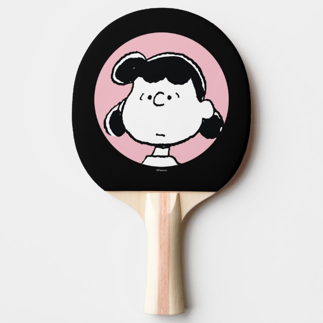 Erdnüsse | Lucy's Faces Tischtennis Schläger (Vorderseite)