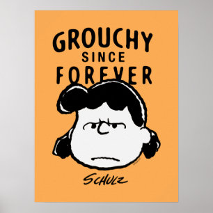 Erdnüsse   Miesepeter seit Ewigkeiten Lucy Poster