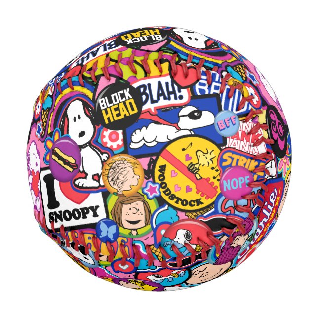 Erdnüsse | Mixtape Patch Pattern Baseball (Vorne Rechts)