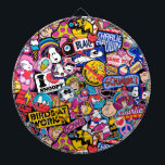 Erdnüsse | Mixtape Patch Pattern Dartscheibe<br><div class="desc">Karo dieses lustige Design mit The Peanuts Gang in niedlichen Patches heraus.</div>