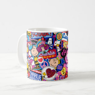 Erdnüsse   Mixtape Patch Pattern Kaffeetasse