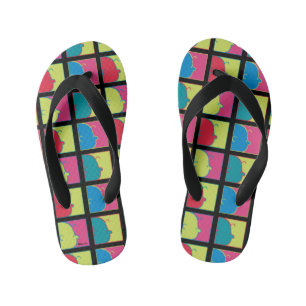 Erdnüsse Moderner Pop Art Charlie Brown Kinderbadesandalen