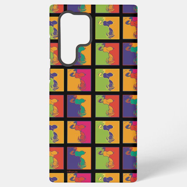 Erdnüsse | Moderner Pop Art Snoopy Samsung Galaxy Hülle (Rückseite)