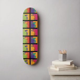 Erdnüsse   Moderner Pop Art Snoopy Skateboard