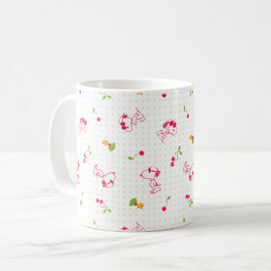 Erdnüsse   Muster für Snoopy und Holzfaser Kaffeetasse