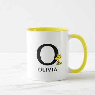 Erdnüsse   Name des Holzbestands und Monogramm O Tasse