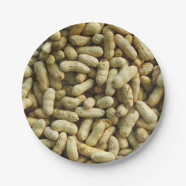 Erdnüsse Pappteller (Vorderseite)