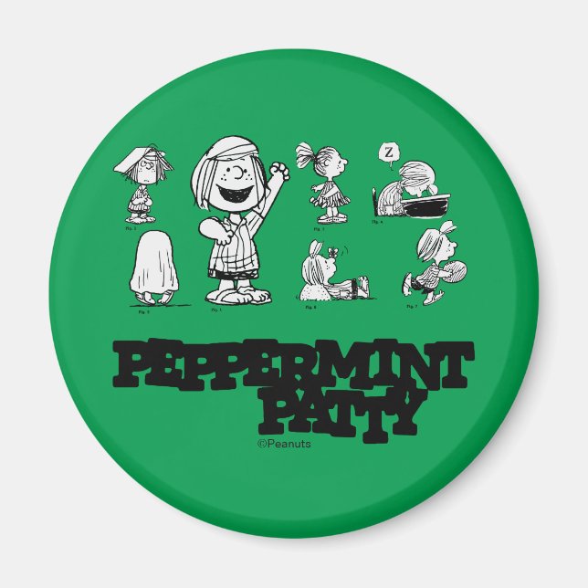 Erdnüsse | Peppermint Patty Magnet (Vorne)