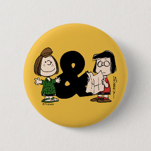 Erdnüsse Peppermint Patty & Marcie Button