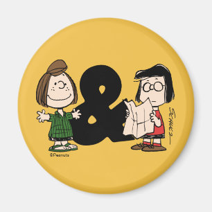 Erdnüsse   Peppermint Patty & Marcie Magnet