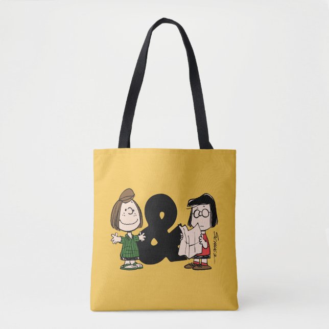 Erdnüsse | Peppermint Patty & Marcie Tasche (Vorderseite)
