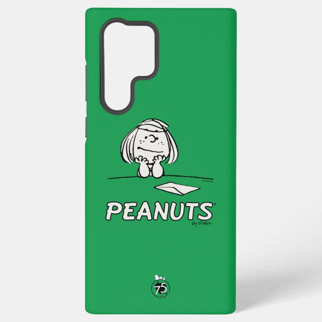 Erdnüsse | Peppermint Patty Thoughts Samsung Galaxy Hülle (Rückseite)