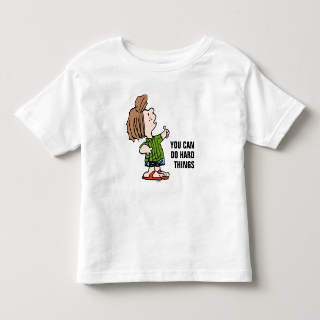 Erdnüsse | Peppermint Patty Thumbs Up Kleinkind T-shirt (Vorderseite)