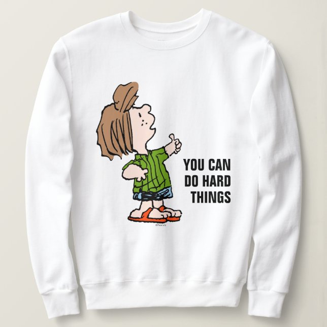 Erdnüsse | Peppermint Patty Thumbs Up Sweatshirt (Design vorne)