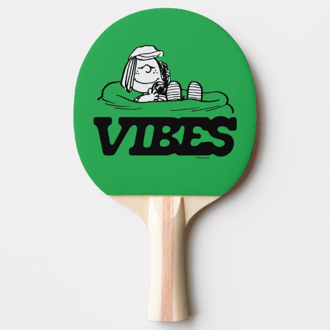 Erdnüsse | Peppermint Patty Vibes Tischtennis Schläger (Vorderseite)