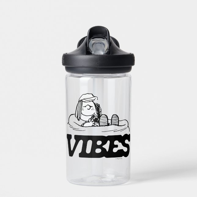 Erdnüsse | Peppermint Patty Vibes Trinkflasche (Vorne)