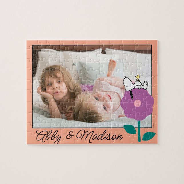 Erdnüsse | Pfeifen für Snoopy und Holz-Blume (Horizontal)