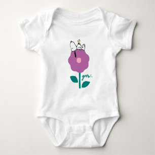 Erdnüsse Pfeifen für Snoopy und Holz-Blume Baby Strampler