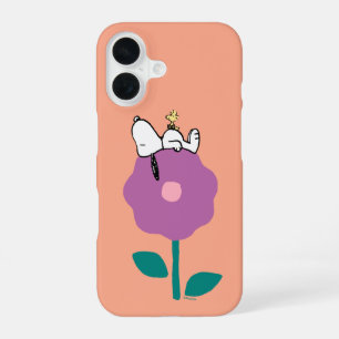 Erdnüsse   Pfeifen für Snoopy und Holz-Blume iPhone 16 Hülle