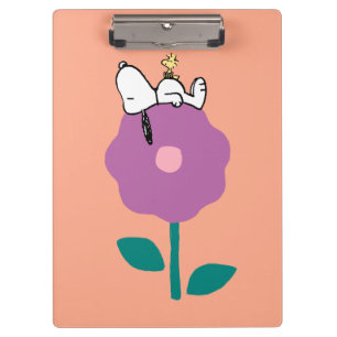 Erdnüsse   Pfeifen für Snoopy und Holz-Blume Klemmbrett