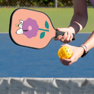 Erdnüsse Pfeifen für Snoopy und Holz-Blume Pickleball Schläger