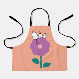 Erdnüsse   Pfeifen für Snoopy und Holz-Blume Schürze