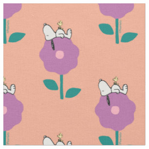 Erdnüsse Pfeifen für Snoopy und Holz-Blume Stoff