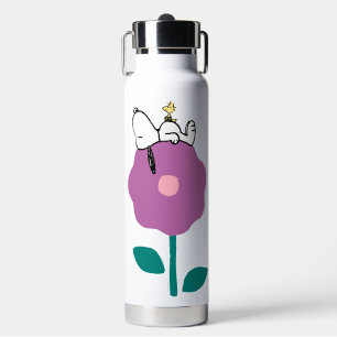 Erdnüsse Pfeifen für Snoopy und Holz-Blume Trinkflasche