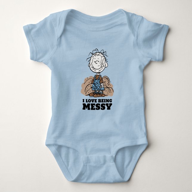 Erdnüsse | Pigpen Die Welt braucht die Geselligkei Baby Strampler (Vorderseite)