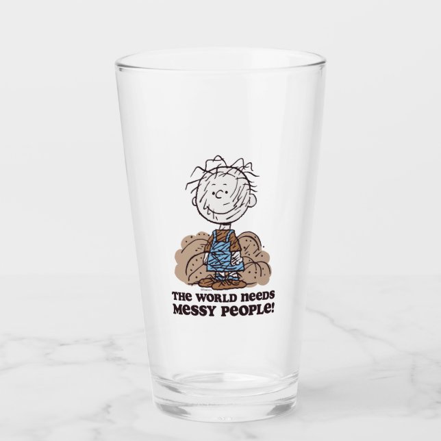 Erdnüsse | Pigpen Die Welt braucht die Geselligkei Glas (Vorderseite)
