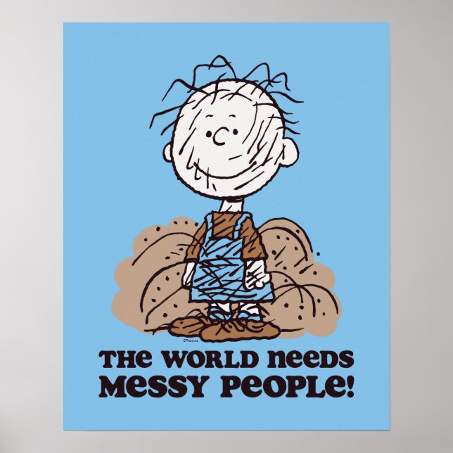 Erdnüsse | Pigpen Die Welt braucht die Geselligkei Poster (Vorne)