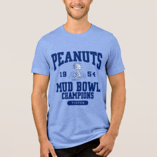 Erdnüsse Pigpen Mud Bowl Champions 1954 Tri-Blend Shirt