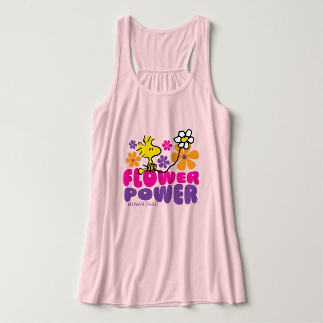 Erdnüsse | Power der Blume Holz Tank Top (Design Vorderseite)