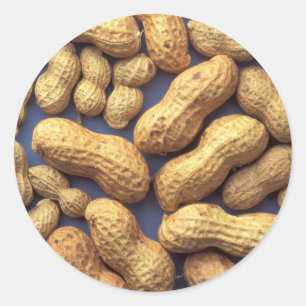 Erdnüsse Runder Aufkleber