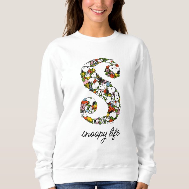 Erdnüsse | S ist für Snoopy Sweatshirt (Vorderseite)