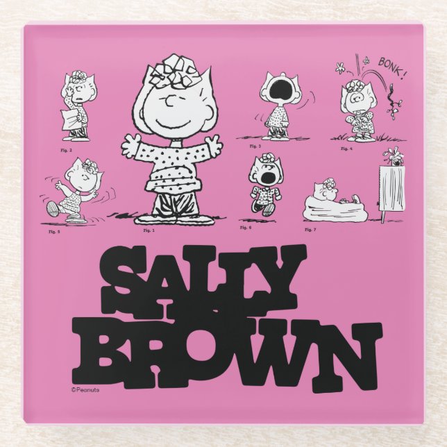 Erdnüsse | Sally Brown Glasuntersetzer (Vorderseite)