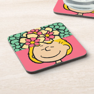 Erdnüsse   Sally Half & Halb Blume Getränkeuntersetzer