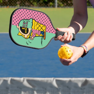 Erdnüsse   Sally Ice Cream Half & Halb Pickleball Schläger