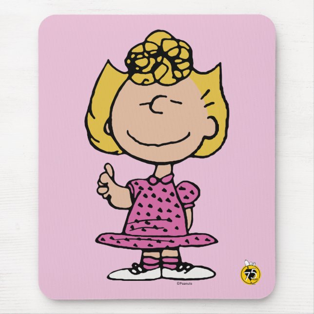 Erdnüsse | Sally Super Smile Mousepad (Vorne)