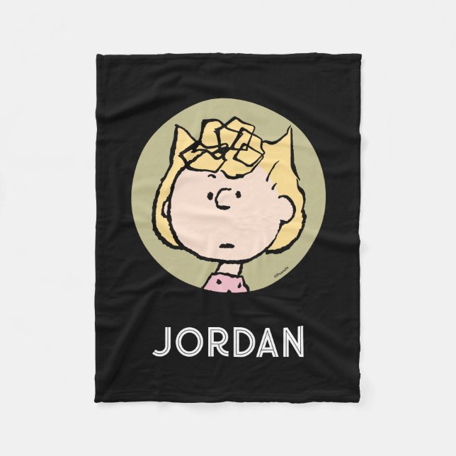 Erdnüsse | Sally's Faces Fleecedecke (Vorderseite)