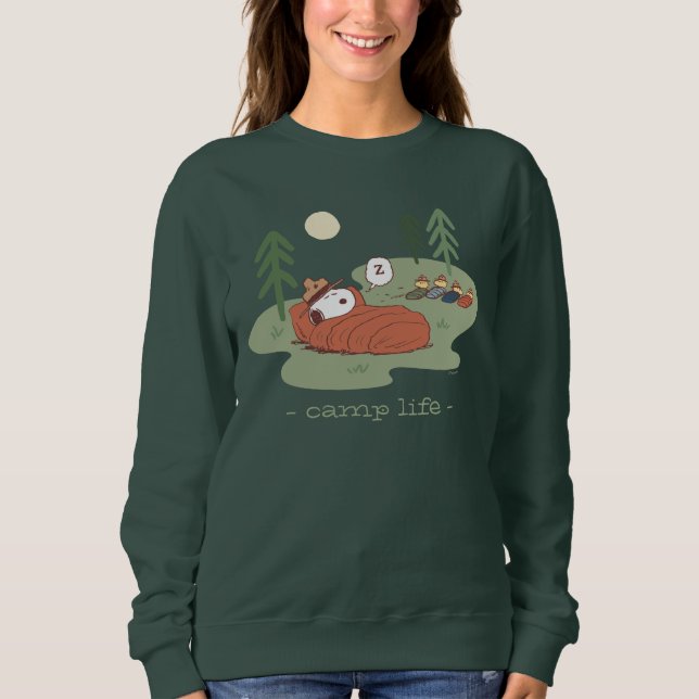 Erdnüsse | Schlafanzüge für Snoopy und Holz Sweatshirt (Vorderseite)