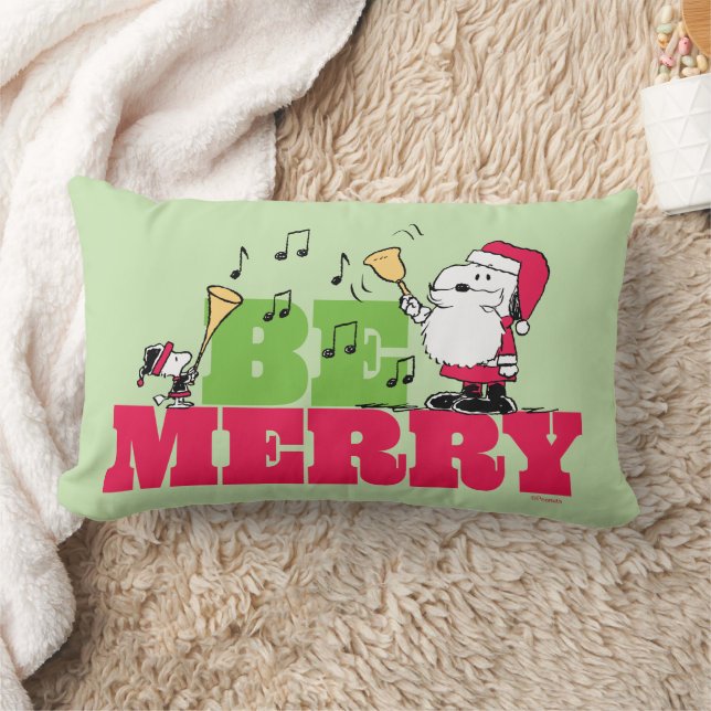 Erdnüsse | Sei frohe Weihnachten Lendenkissen (Decke)