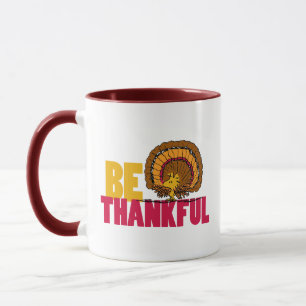 Erdnüsse   Seid dankbar Woodstock Türkei Tasse