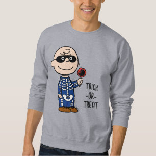 Erdnüsse   Skeleton Charlie Brown Sweatshirt