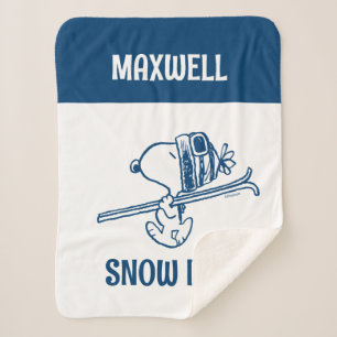 Erdnüsse Skitour Snoopy Sherpadecke