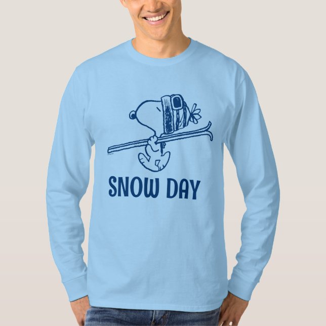 Erdnüsse | Skitour Snoopy T-Shirt (Vorderseite)