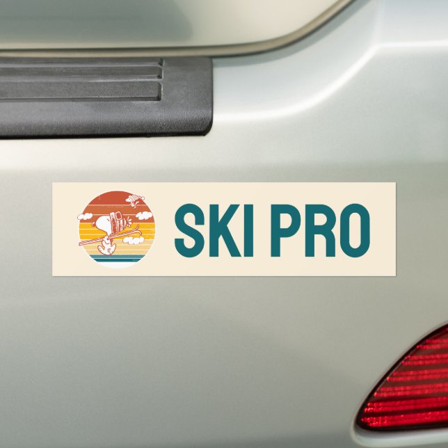 Erdnüsse | Skitour Snoopy & Woodstock Autoaufkleber (Auf Auto)