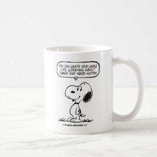 Erdnüsse   Snoopie, die man nicht das ganze Leben  Kaffeetasse
