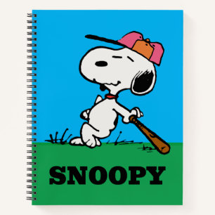 Erdnüsse Snoopie im Bat Notizbuch
