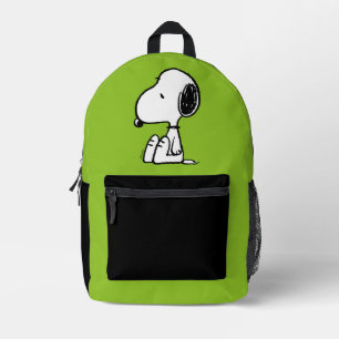 Erdnüsse   Snoopie nach unten Bedruckter Rucksack